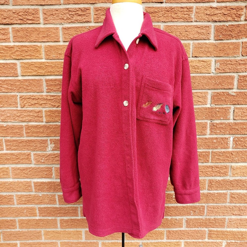 Vintage Fleece Button Down Sweater